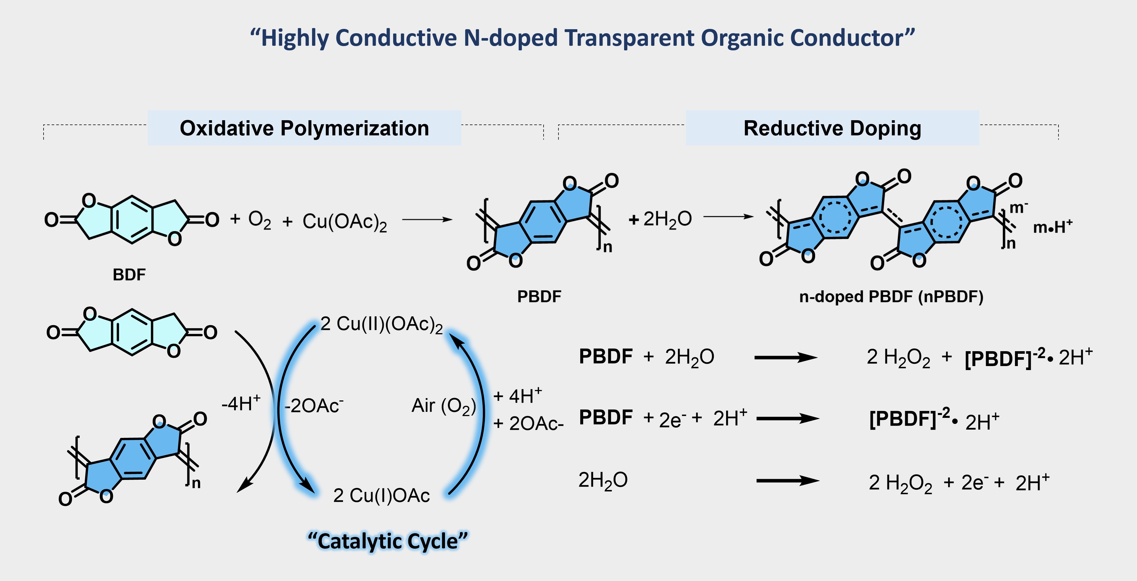 Copper catalyzed polymerization of n-PBDF